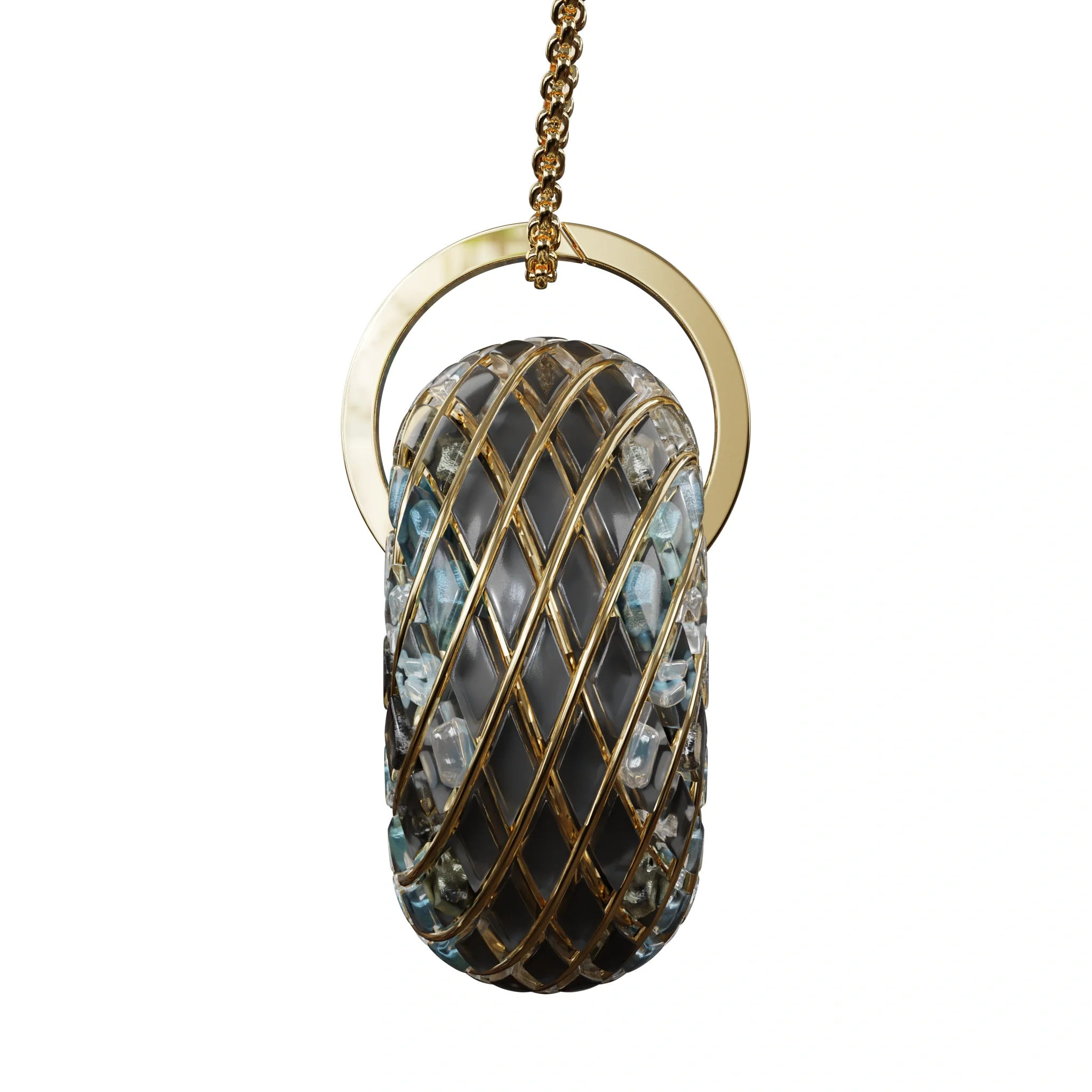 Custom Superluminal Spiral iZ Crystal Toroidal Pendant - Image 8